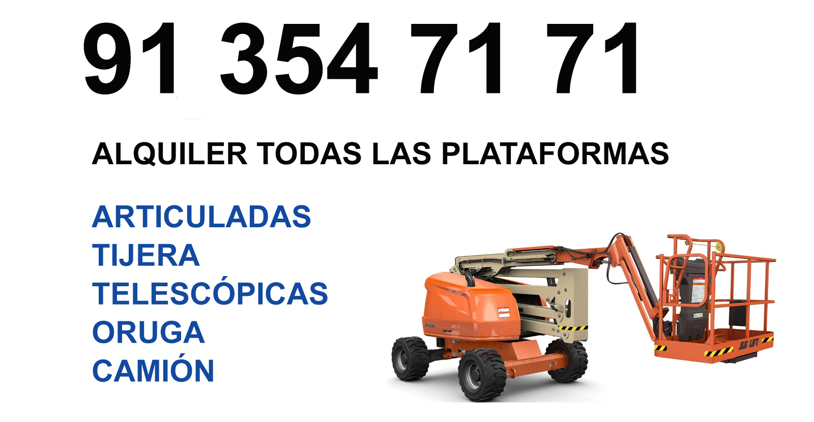 Usera Plataformas Elevadoras en Alquiler