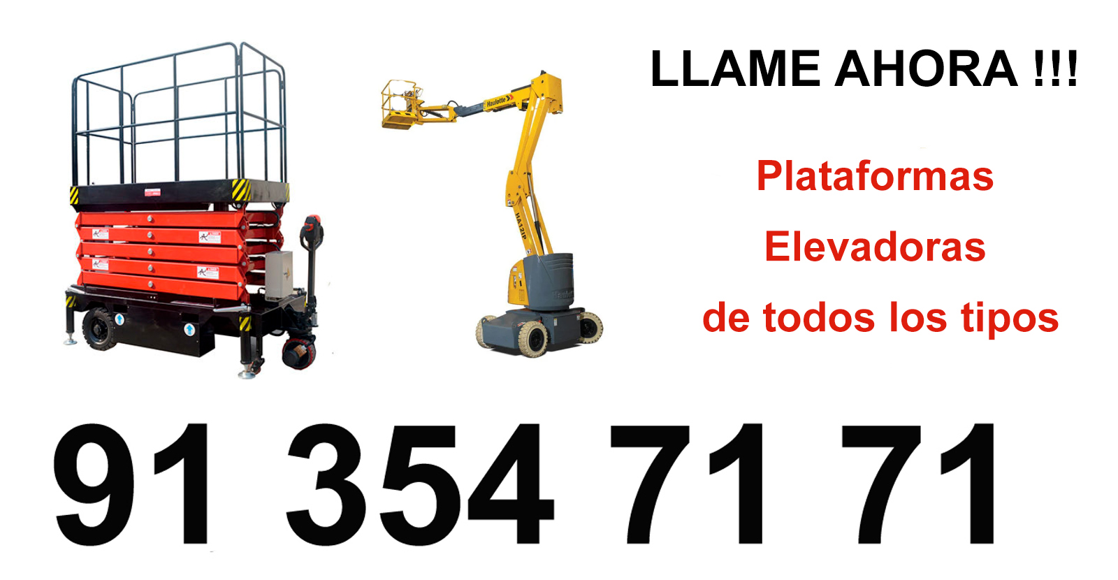 Alquiler  Plataformas Elevadoras Diesel 16 metros Cadalso De Los Vidrios
